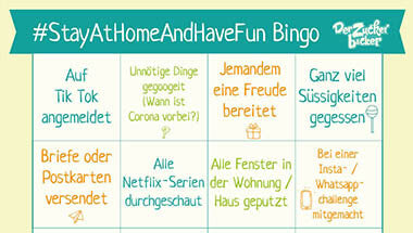 Stay at Home Bingo Gewinnspiel