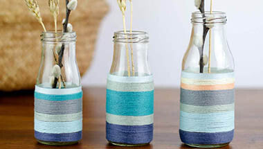 Upcycling Idee: DIY Vasen selber basteln