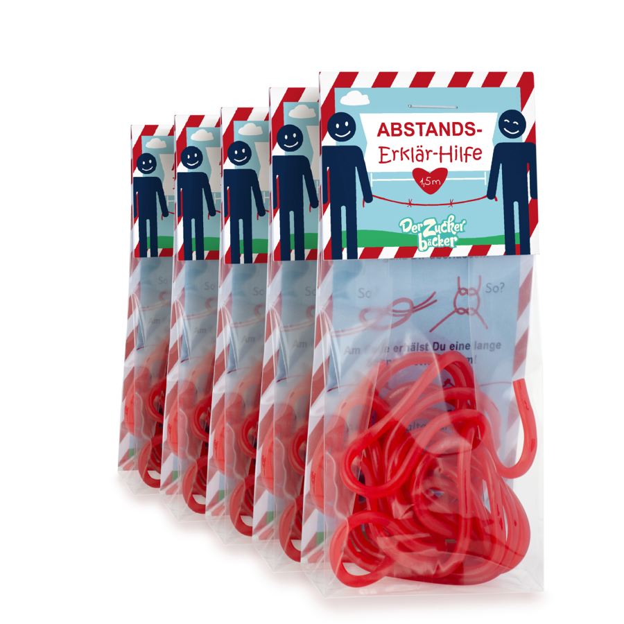 Abstands-Erklär-Hilfe 5er Set