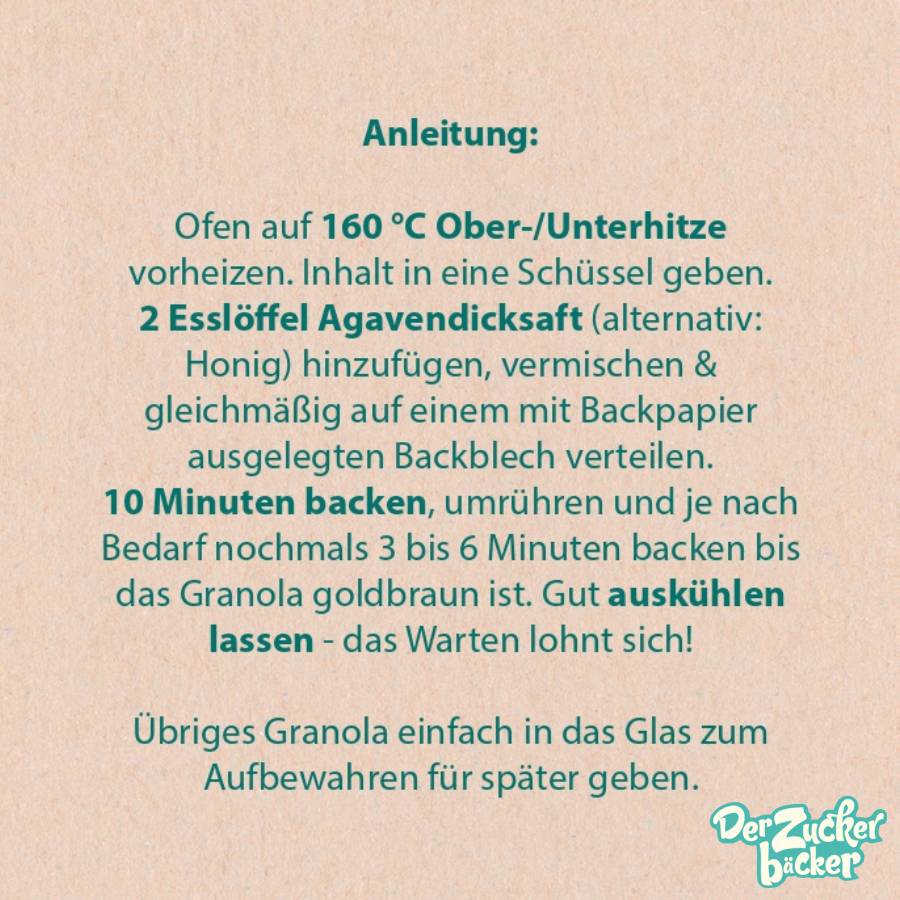 DIY Flasche - Granola