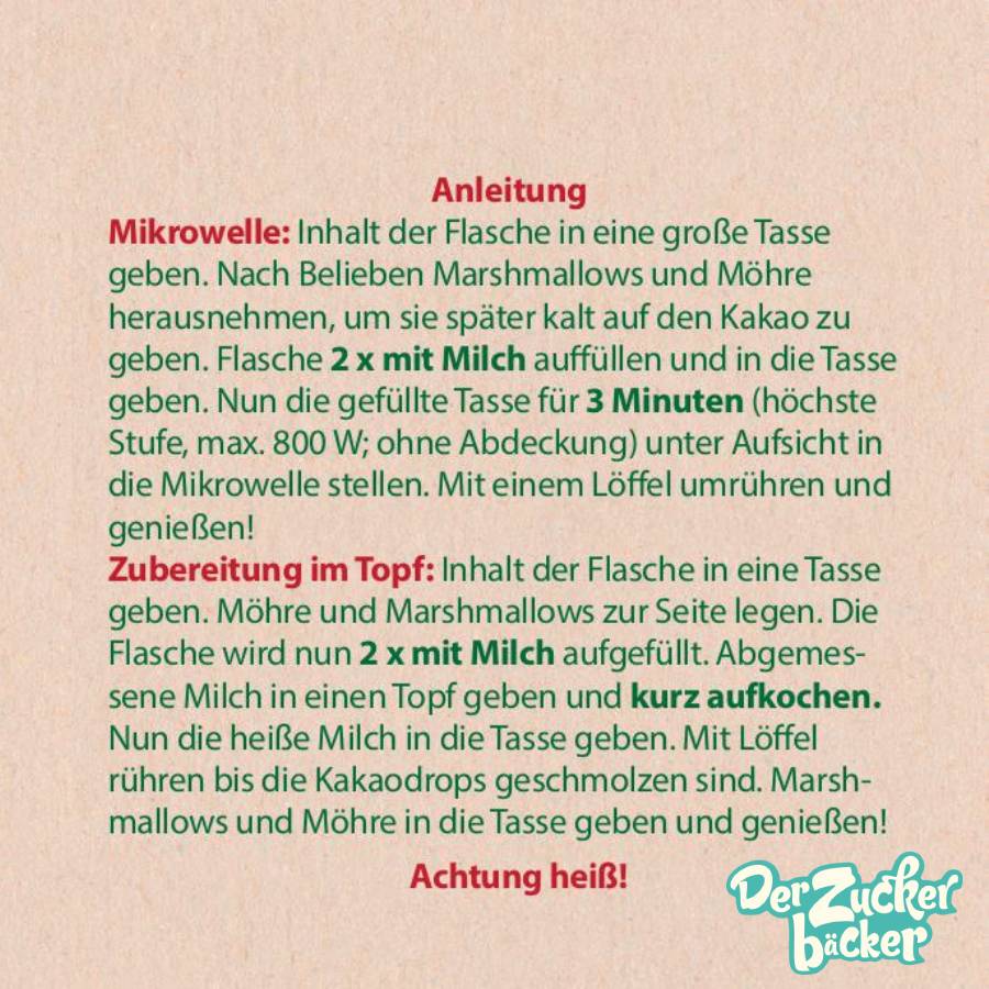 DIY Flasche - Heiße Oster Schoki