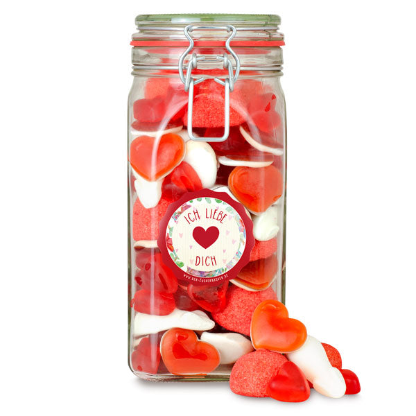 Das originale „Liebesglas“ – Exklusives Fruchtgummi-Geschenk zum Valentinstag