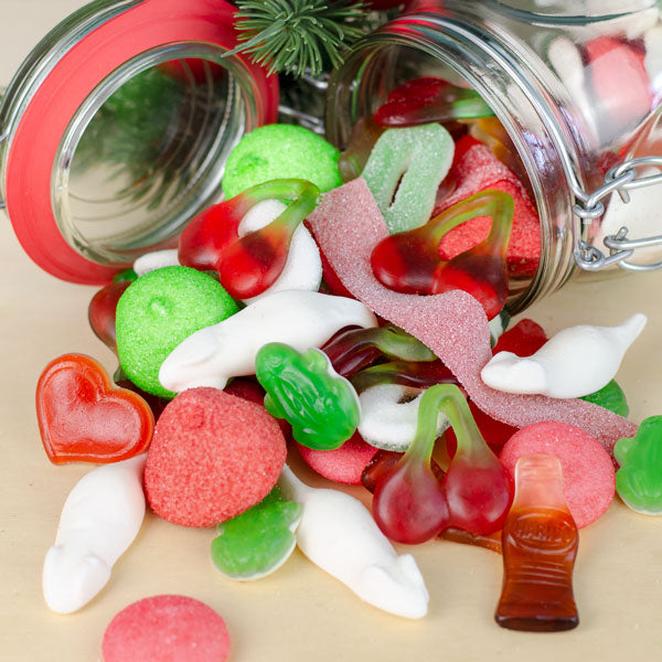 Frohe Weihnachten Süßigkeitenglas