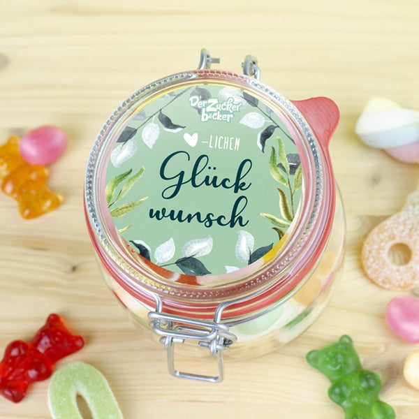 Kleines Herzlichen Glückwunsch Glas