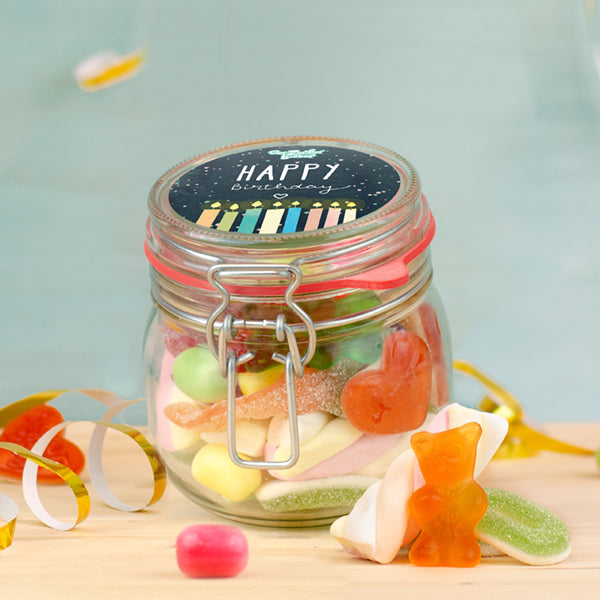 Kleines Happy Birthday Glas