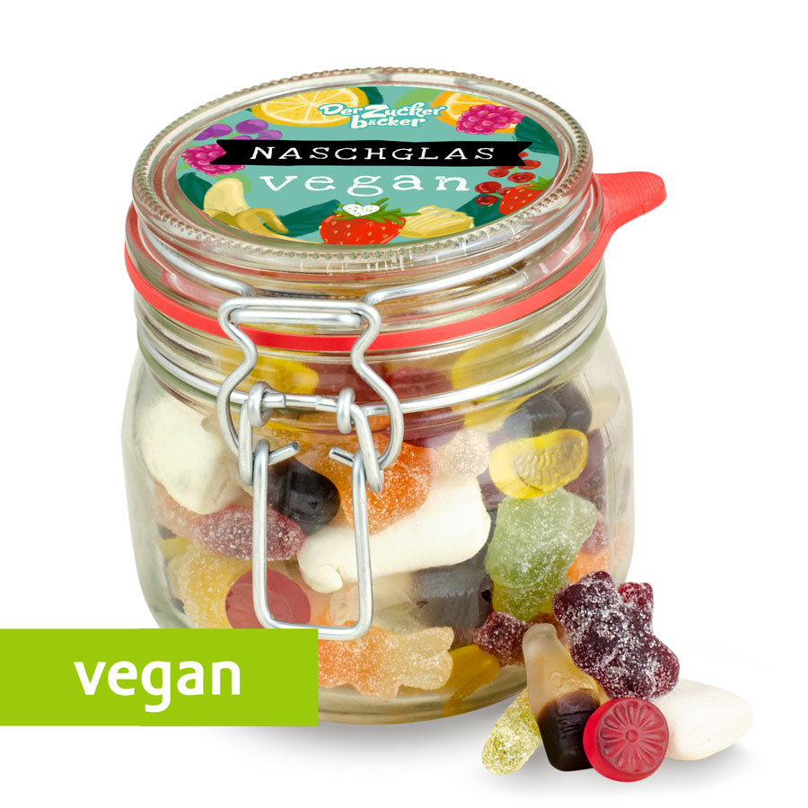 Veganes Naschglas