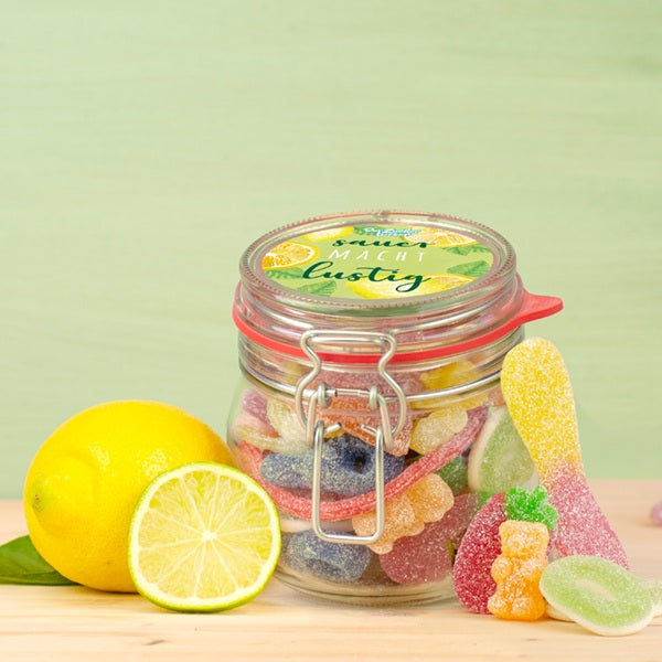 Kleines Sauer macht lustig Glas