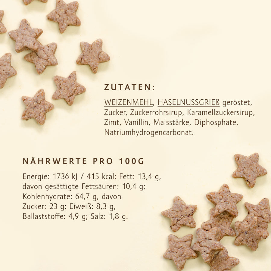 DIY Backmischung - Haselnuss-Zimt-Sterne