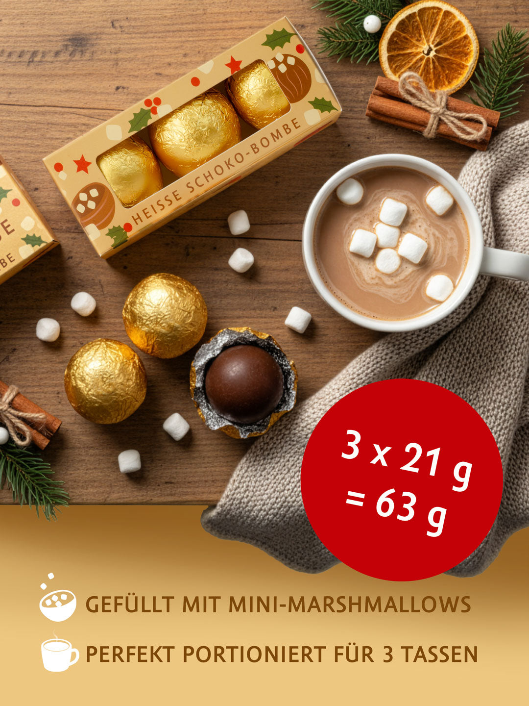 Heiße Schokobombe
