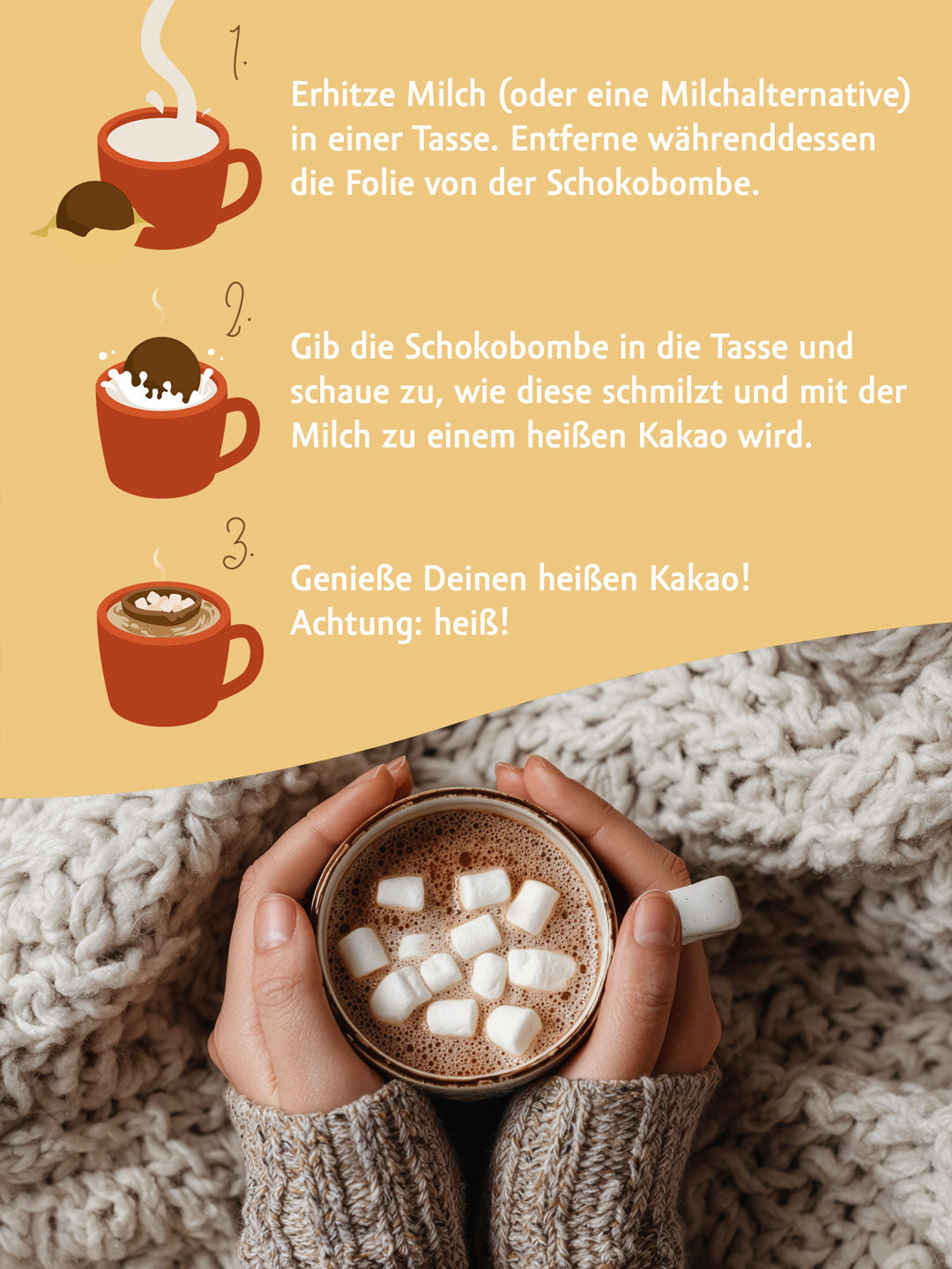 Heiße Schokobombe