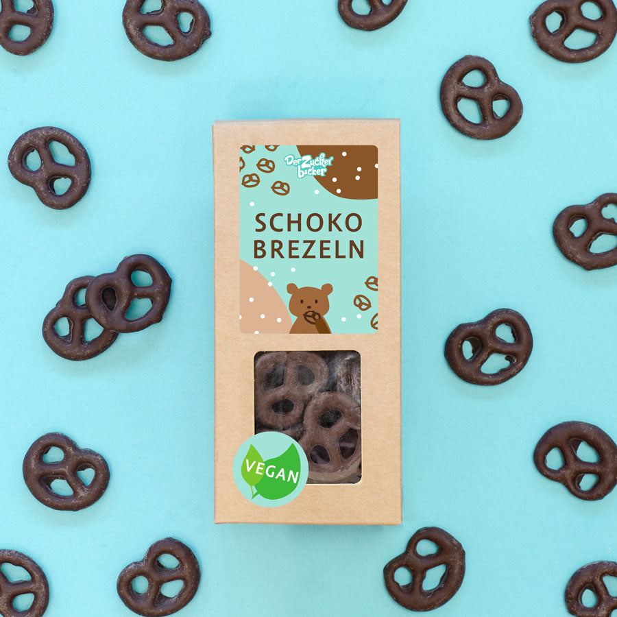 Vegane Schoko-Salzbrezeln