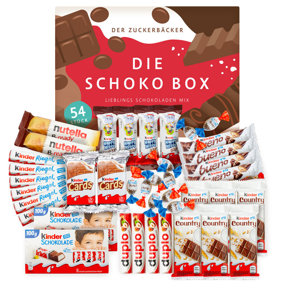 Schokoladen Geschenkbox - Genussmomente mit Kinder Schokolade