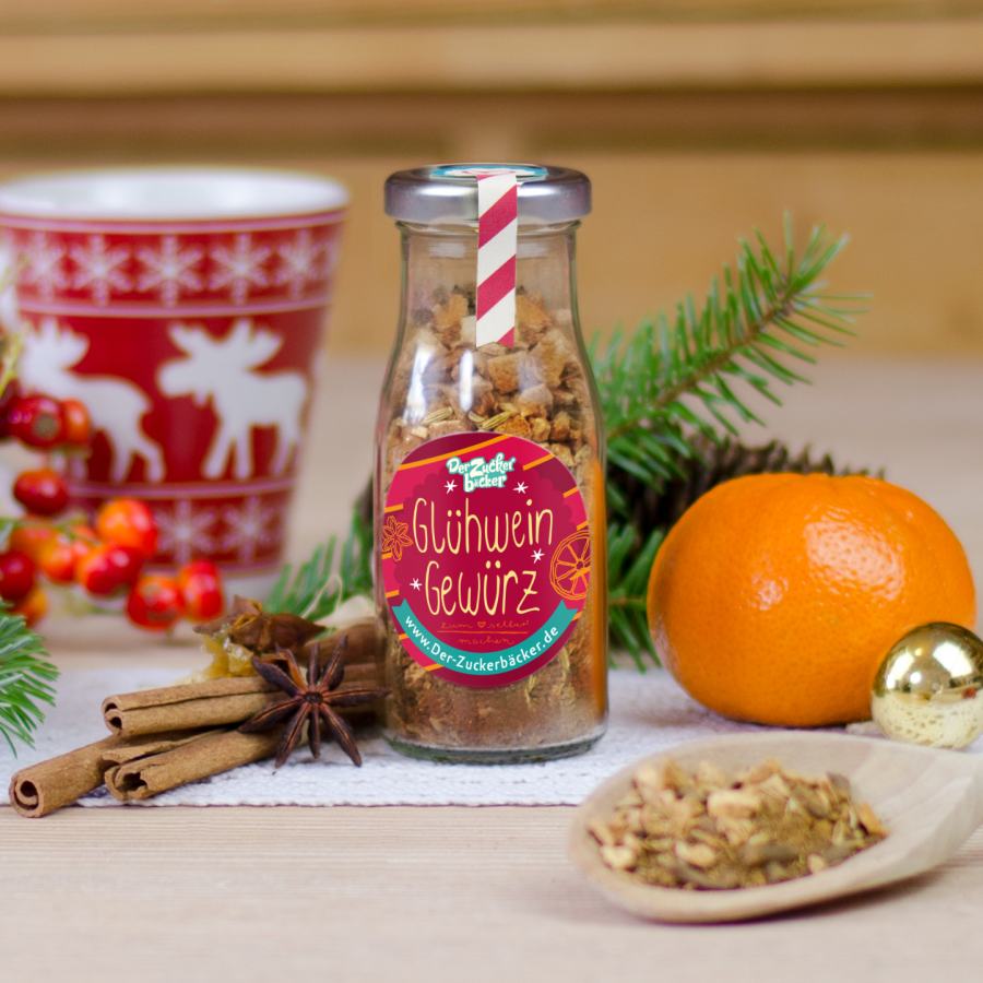 DIY Flasche - Glühweingewürz