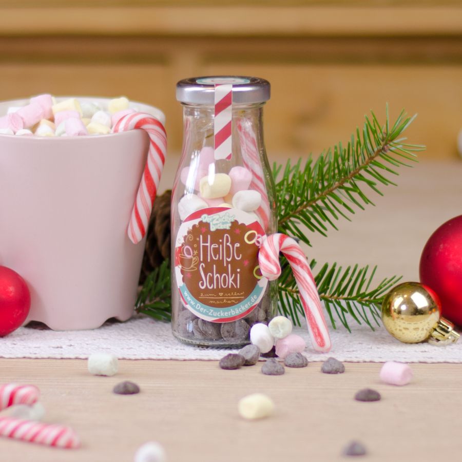 DIY Flasche - Heiße Schoki 10er Set