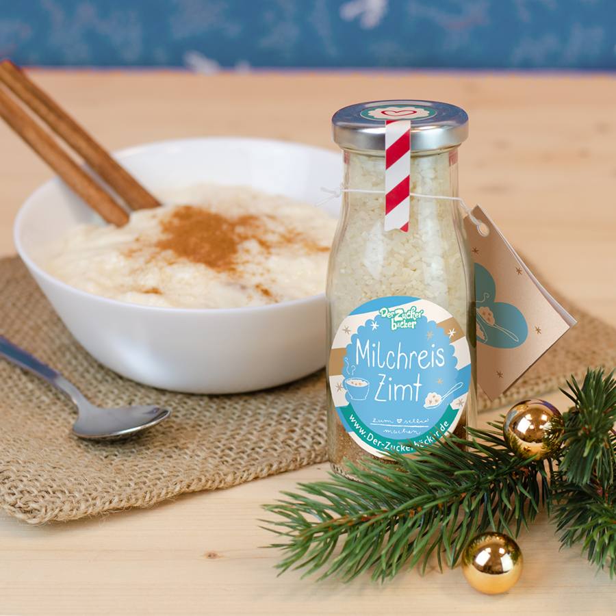DIY Flasche - Milchreis Zimt und Zucker