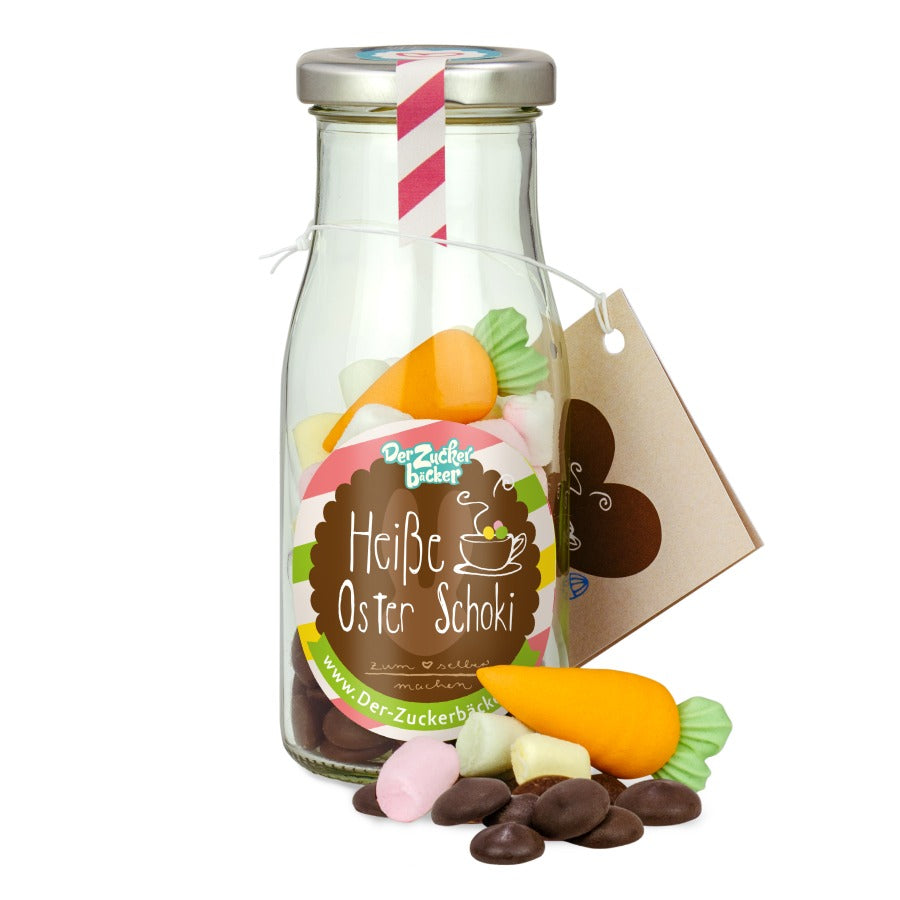 DIY Flasche - Heiße Oster Schoki
