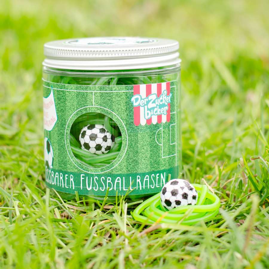 Der essbare Fußballrasen