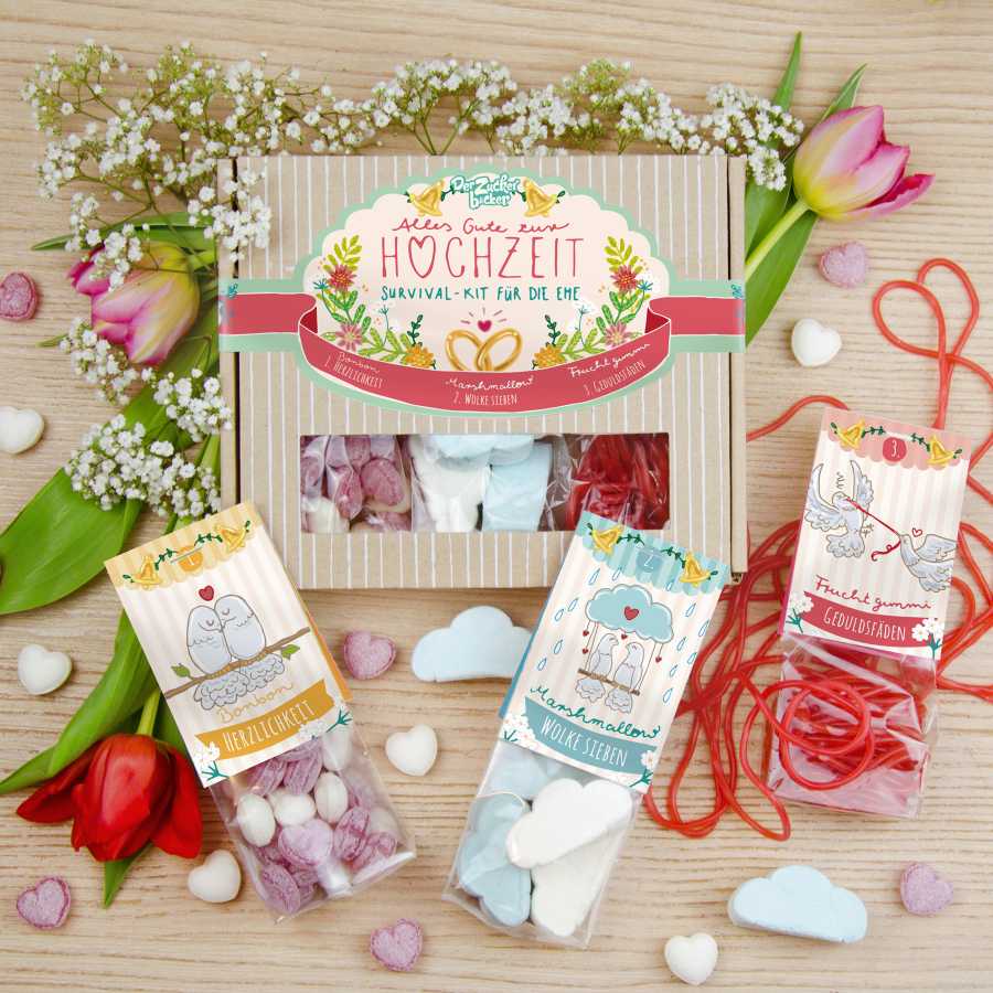 Hochzeits Survival Kit Box