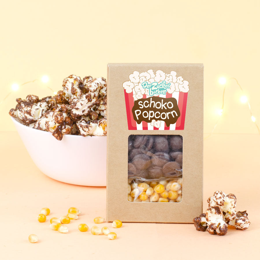 Schoko Popcorn Snackbox – DIY Genuss