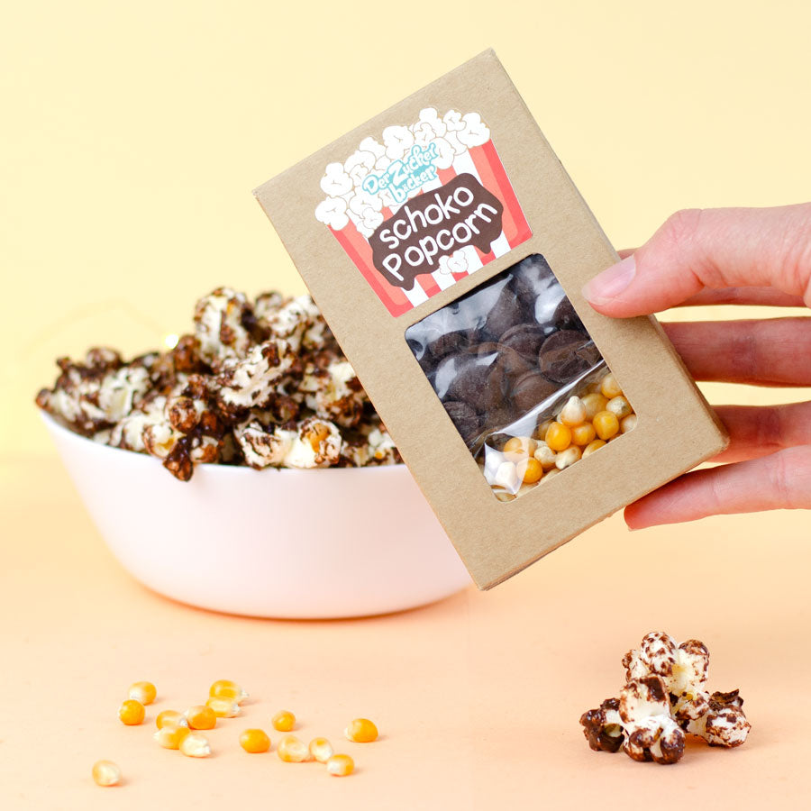 Schoko Popcorn Snackbox – DIY Genuss