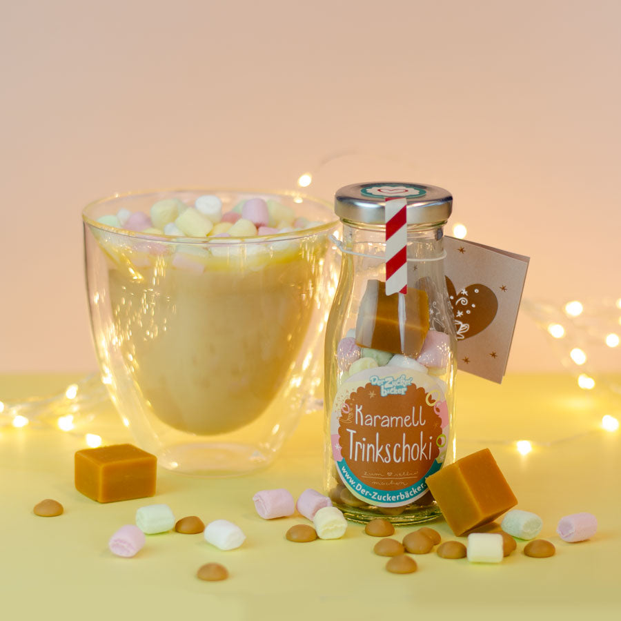 DIY Flasche - Karamell Trinkschoki