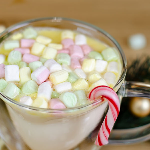 DIY Flasche - Weiße Trinkschokolade