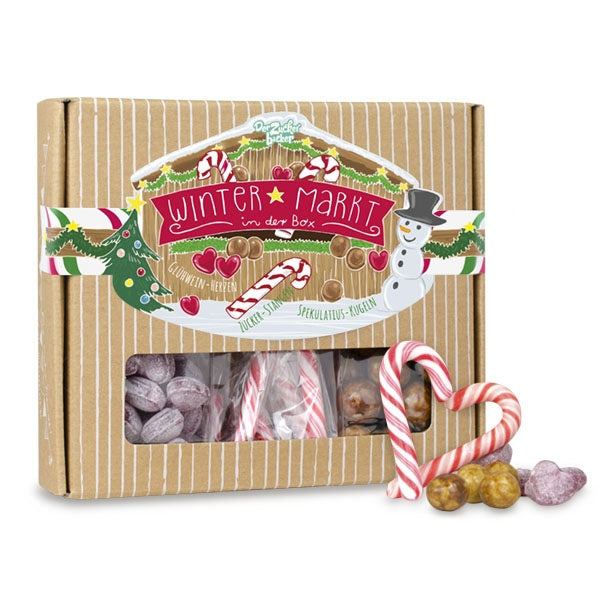 Wintermarkt in einer Box