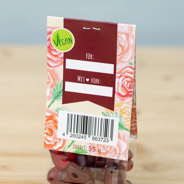 „I Love You“ Geschenkbeutel – Süßigkeiten zum Valentinstag, liebevoll verpackt