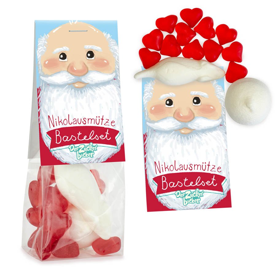 Nikolausmütze Bastelset