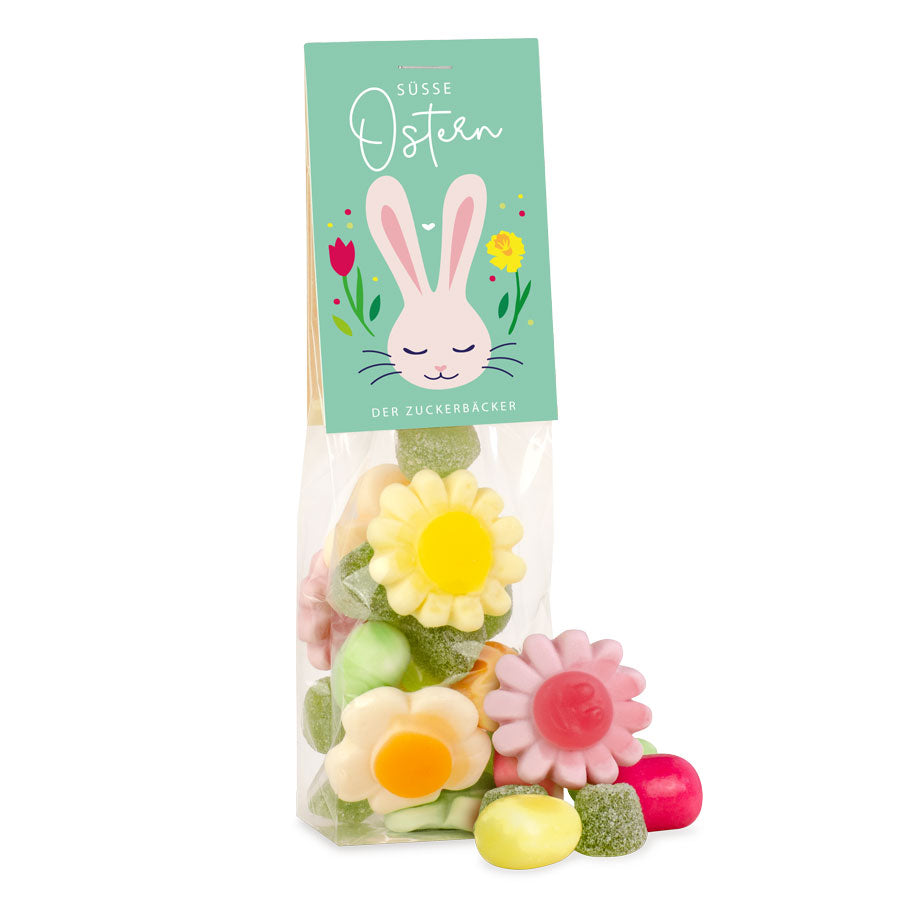 „Süße Ostern“ Naschbeutel – Fruchtige Oster-Süßigkeiten, liebevoll verpackt fürs Osternest