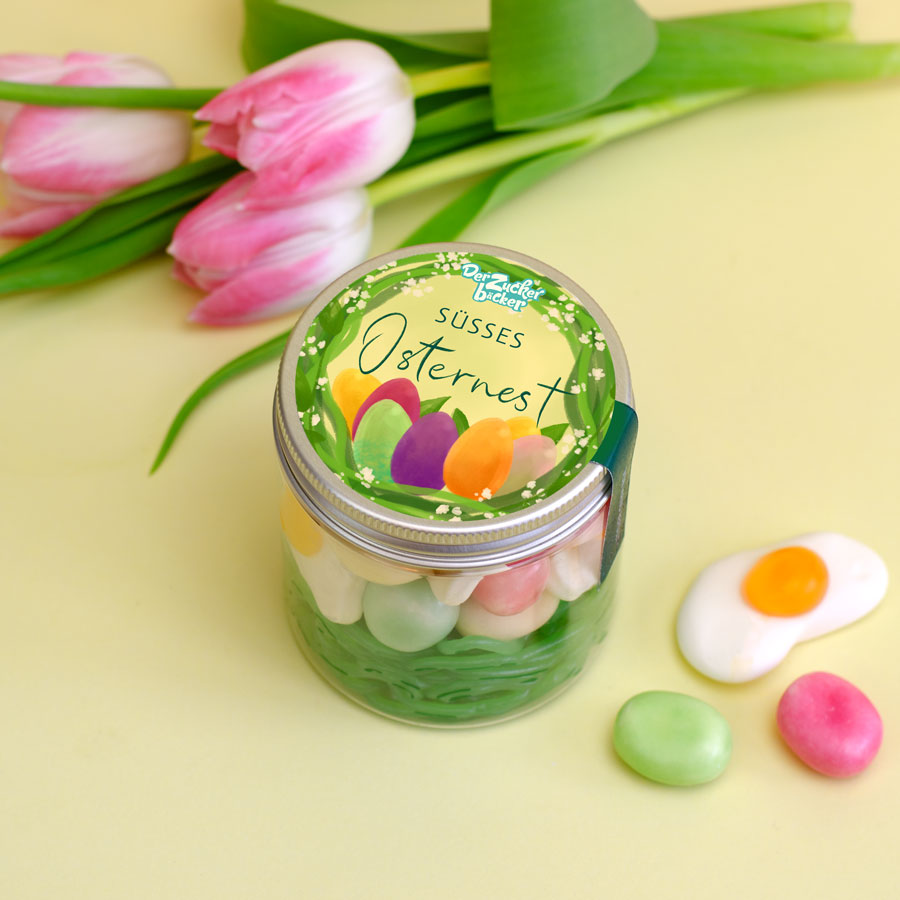 Osternest Dose – Oster Süßigkeiten Mix