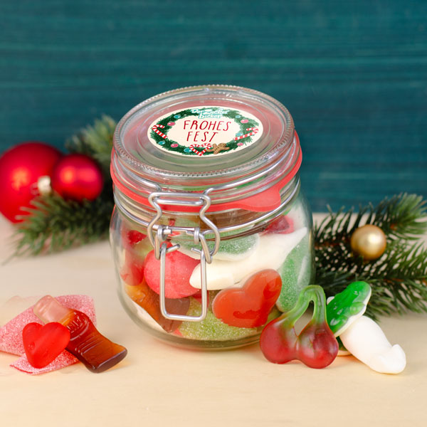 Kleines Weihnachtsglas