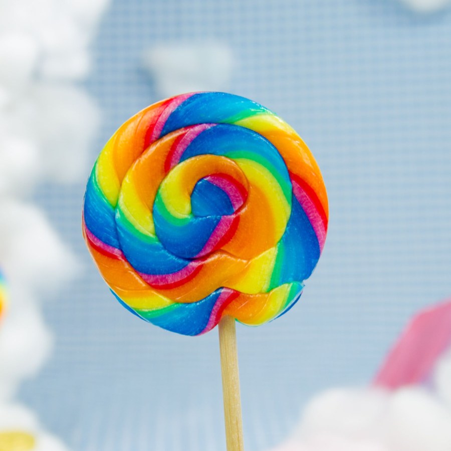 Fabelhafter Regenbogenlolli