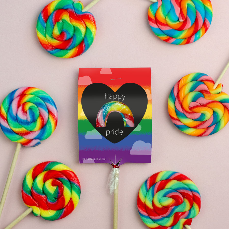 LGBTQ+ Regenbogen Lolli – für mehr Vielfalt, Liebe & Toleranz