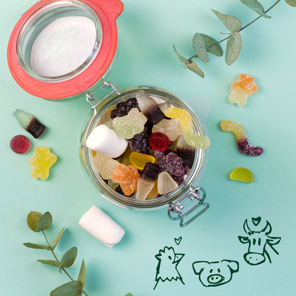 Veganes Naschglas