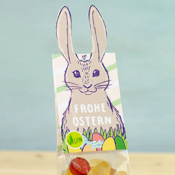 Vegane Ostern Naschbeutel – Fruchtige Süßigkeiten ohne Gelatine, liebevoll verpackt