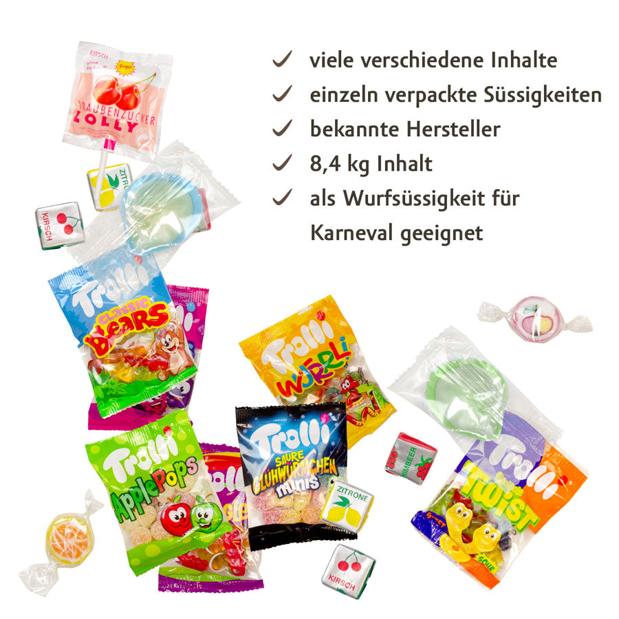 Wurfkarton - Wurfmaterial Karneval